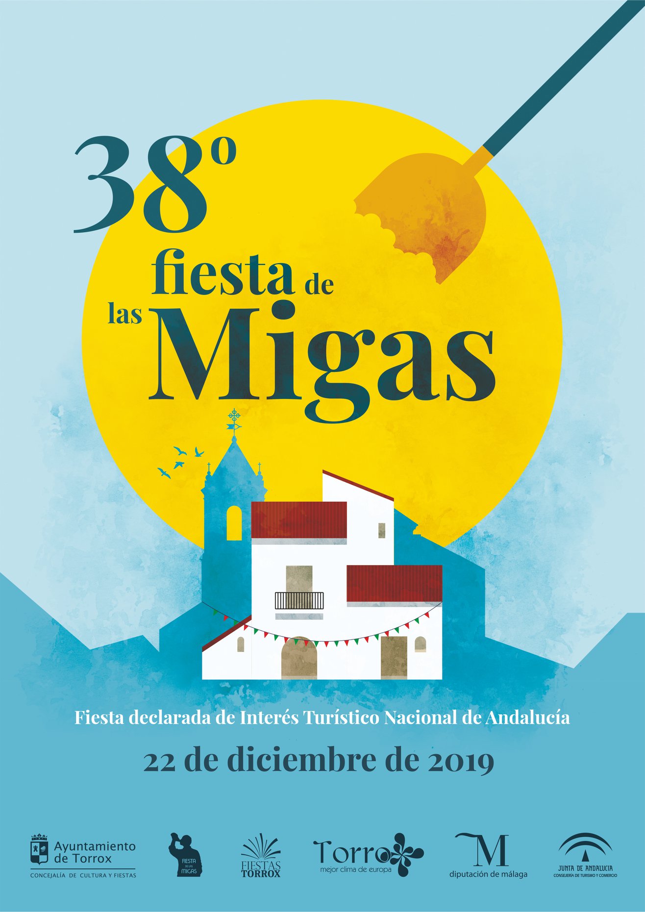 Plakat reklamujący Fiesta de las Migas. Foto: Ayuntamiento de Torrox.