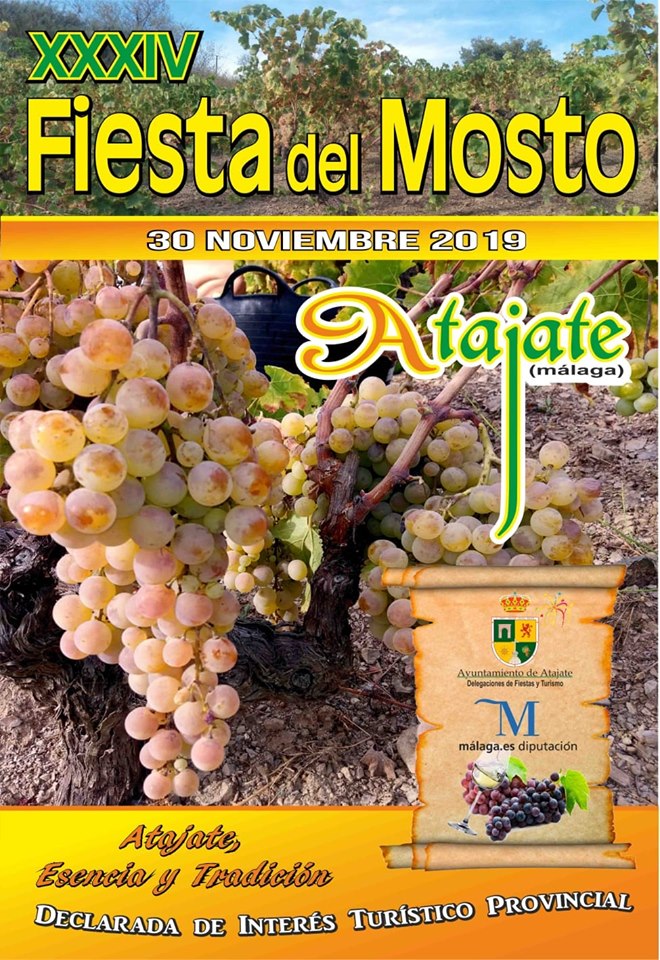 Plakat reklamujący Fiesta del Mosto. Foto: Ayuntamiento de Atajate.